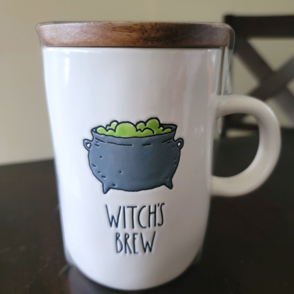 Rae Dunn halloween mug,witches brew mug